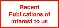 Recent Publications of Interest to us